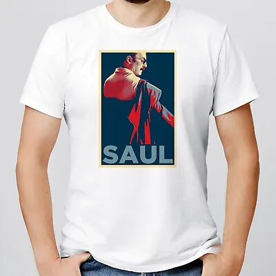 Buy Better Call Saul Poster Meme 100% Cotton Premium Unisex White Mens T-shirt • 11.99£