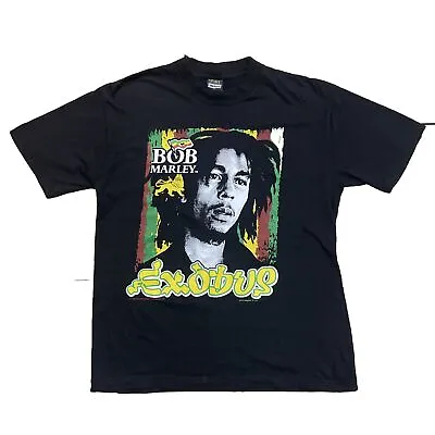 Buy Bob Marley Exodus  1998 Fifty Six Hope Road Music T Shirt Size S Stars & Stripes • 14.99£