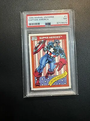 Buy Marvel Universe 1990 #1 - Captain America - PSA 7 • 17.50£