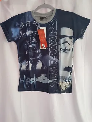 Buy Star Wars Disney Tshirts 6yrs 116cm • 8.99£