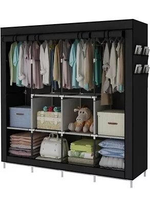 Buy ACCSTORE Portable Wardrobe, Wardrobe Shelves, Clothes Storage Organiser  • 24.99£