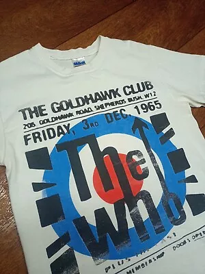 Buy The Who Goldhawk Club 65' On A Retro Gildan T Shirt Uk Small Rare Collectable. • 12.25£