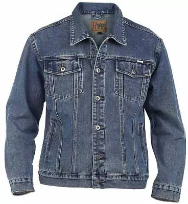 Buy Mens Quality Duke Trucker Denim Jacket Sizes Small -XL • 12.99£
