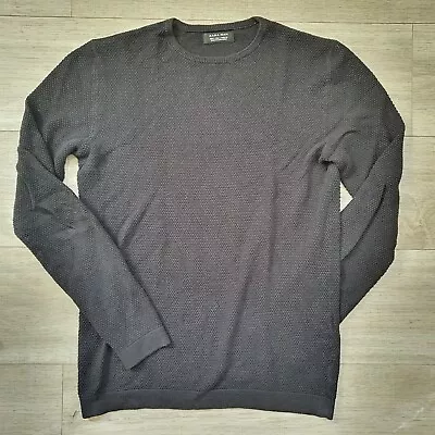 Buy Zara Man Black Sweater Jumper Pullover Size S Long Sleeve Lightweight Casual Men • 9.99£