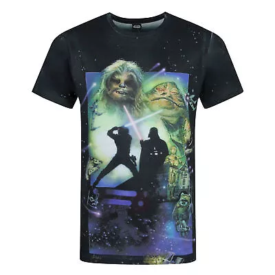 Buy Star Wars Mens Return Of The Jedi Sublimation T-Shirt NS4291 • 16.01£