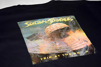 Buy Suicidal Tendencies T-Shirt 1988 Trip At The Brain Tour Vintage Disstressed  M-L • 146.93£