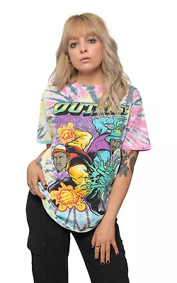 Buy Outkast Superheroes Dye Wash T Shirt • 17.95£