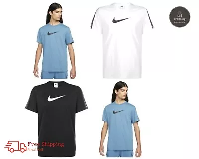 Buy Nike Repeat Classic Short Sleeve T-Shirt Logo Tee Men's Sports Gym Running Shirt • 14.99£