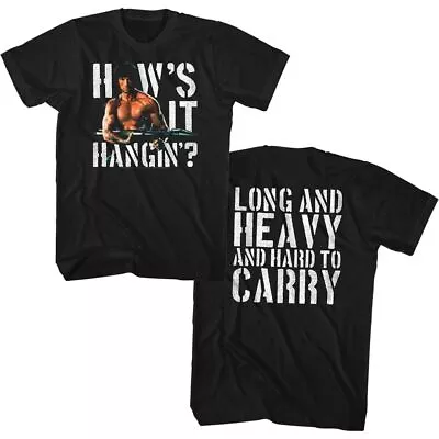 Buy Rambo - Hows It Hangin - Short Sleeve - Adult - T-Shirt • 64.25£