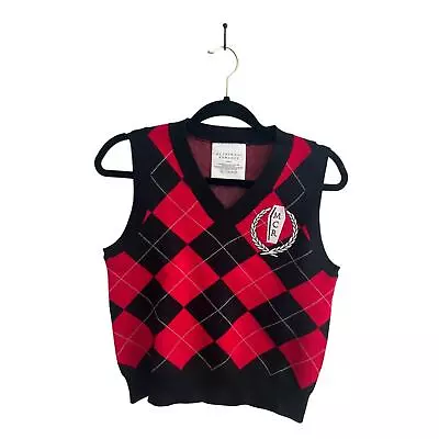 Buy My Chemical Romance Crest Argyle  Sweater Vest Size S • 37.80£