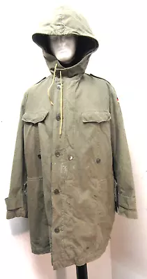 Buy Vintage German Army Issue Cold Weather Parka Jacket Size Uk Xxl + Liner • 49£