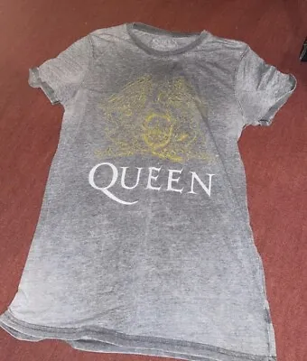 Buy Queen T Shirt Women Logo Rock Band Official Merch Tee Ladies Size Medium • 8.75£