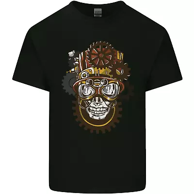 Buy Steampunk Skull Mens Cotton T-Shirt Tee Top • 11.75£