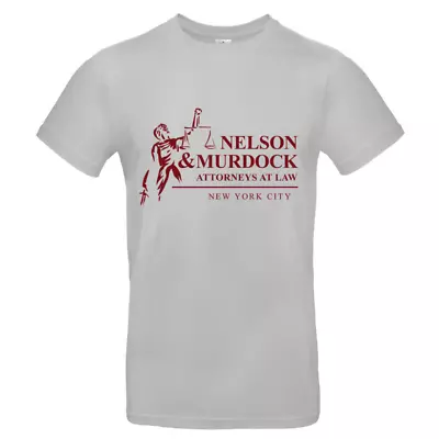 Buy Nelson Murdock Tee Mens TV Film Merch Geek Crew Neck Short Sleeve T-Shirt Top • 14.95£
