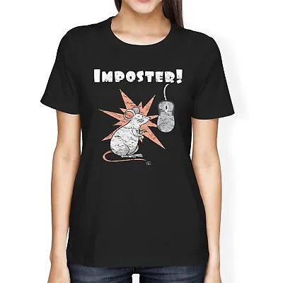 Buy 1Tee Womens Loose Fit Imposter Mouse Computer T-Shirt • 7.99£