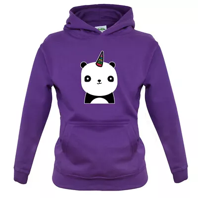 Buy Pandacorn - Kids Hoodie Panda Unicorn Cute Fantasy Magical Gift Mythical • 16.95£