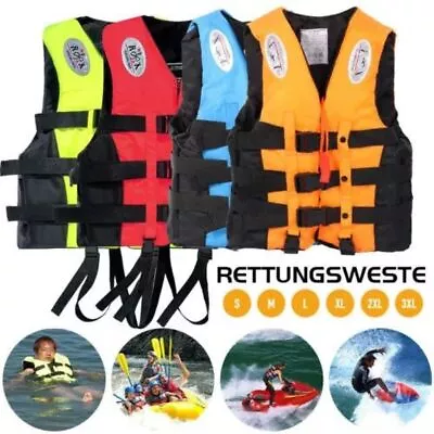 Buy Adult Kid Life Jackets Watersport Ski Buoyancy Aid Kayak Sailing Boating Jacket • 16.98£