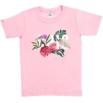 Buy 1Tee Kids Girls Floral Chic T-Shirt • 5.99£