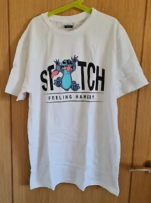 Buy STITCH 'Feeling Hangry' T Shirt Size S Small  • 0.99£