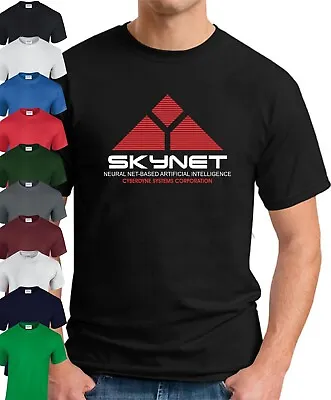 Buy SKYNET T-SHIRT   Funny Slogan Geek Nerd Terminator Judgement Day Sarah Connor T2 • 9.49£
