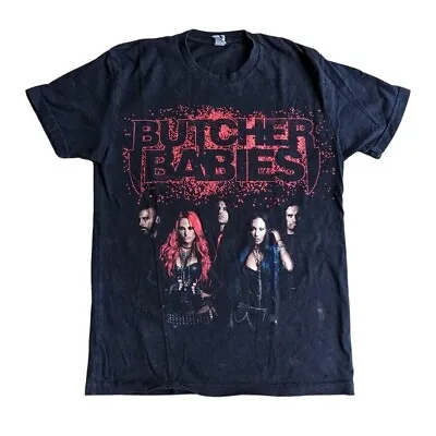 Buy Butcher Babies Band Photo Heavy Metal Metalcore Short Sleeve T-shirt Womens S • 14.19£