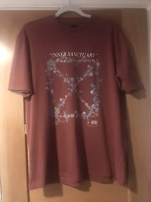 Buy Mens River Island Size L Dark Pink Inner Sanctuary T Shirt Word 6 Times Gd Con. • 2.95£