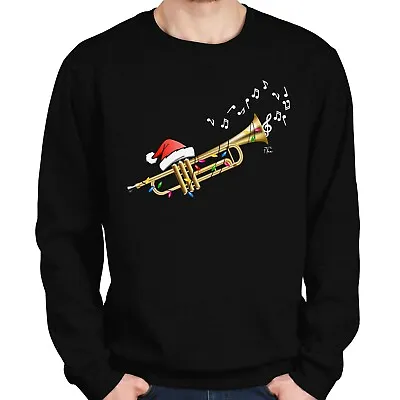 Buy 1Tee Mens Christmas Music - Trumpet Sweatshirt Jumper • 19.99£