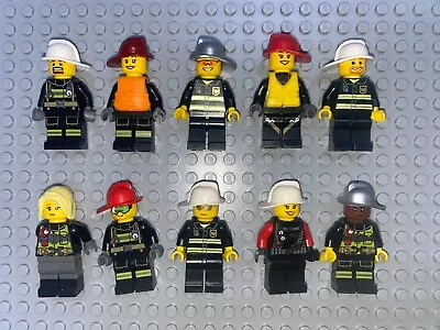 Buy 10 Lego Figures And Men Lego Firefighters, Firefighters Lego • 0.86£