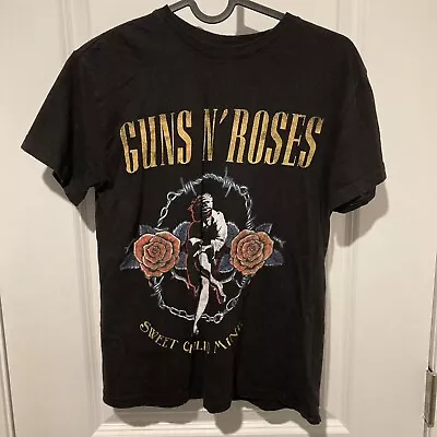 Buy Guns N Roses T Shirt Womens XS Short Sleeve Sweet Child O Mine Black • 10.39£