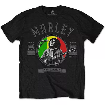 Buy BOB MARLEY- REBEL MUSIC SEAL Official T Shirt Mens Licensed Merch New • 15.95£