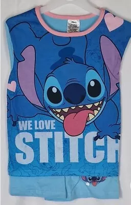 Buy  Disney Girls Lilo & Stitch Short  Pyjamas 7-8 Years • 11.09£