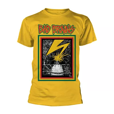 Buy Yellow Bad Brains Rock Punk Official Tee T-Shirt Mens Unisex • 19.42£