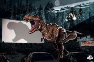 Buy Impact Merch. Poster: Jurassic World : Dominion - Drive-In 610mm X 915mm #165 • 2.05£