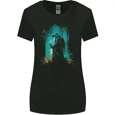 Buy A Wizard In A Fantasy Forest Warlock Womens Wider Cut T-Shirt • 8.75£