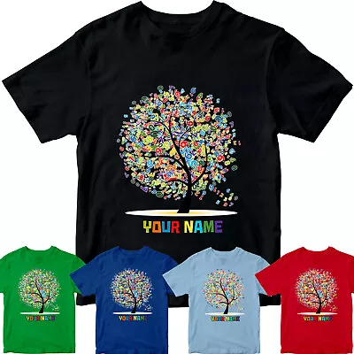 Buy Personalised Tree Number Day T-Shirts National Maths Day School Boys Girl Top#ND • 7.59£