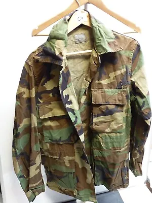 Buy Genuine US Army Camouflaged BDU Battledress Uniform - Max 37 Inch Chest • 12.80£