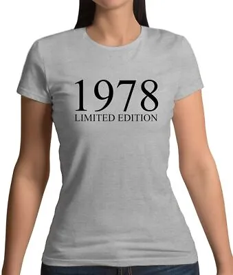 Buy Limited Edition 1978 - Womens T-Shirt - Birthday Present 46th 46 Gift Age • 13.95£