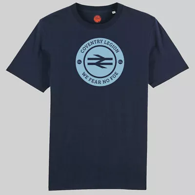 Buy Coventry Legion Navy Organic Cotton T-shirt For Fans Of Coventry City Gift • 22.99£