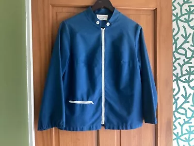 Buy Vintage 1950s 60s Koret  Of California Ladies Lightweight Jacket Blue Size 8/10 • 45£