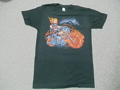 Buy Aew Hangman Adam Page Ghost Rider Tshirt (size Small) Pro Wrestling Crate • 14.99£