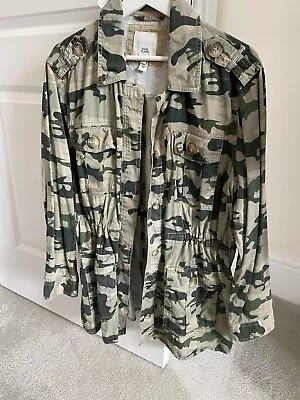 Buy Ladies River Island Camo Camouflage Jacket Large • 15£