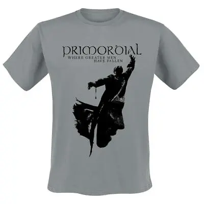 Buy Primordial - Where Greater Men Have Fall (Gray) T-SHIRT-S #104606 • 16.79£