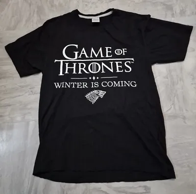 Buy Game Of Thrones Winter Is Coming T-Shirt Men's Small Great Conditon Preloved • 4.99£