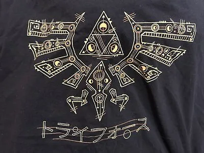 Buy Legend Of Zelda T Shirt Size L Large Black Gildan Graphic Print Tri Symbol Link • 4.99£