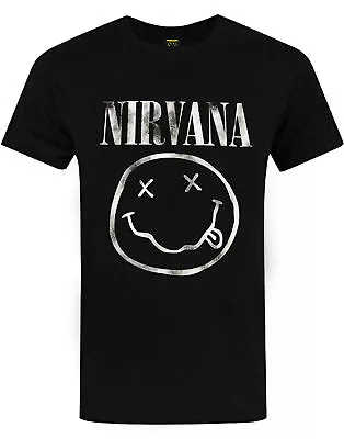 Buy Nirvana Black Short Sleeved T-Shirt (Mens) • 14.99£