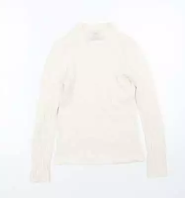 Buy Primark Womens White Polyester Wrap T-Shirt Size XS Round Neck • 3.50£