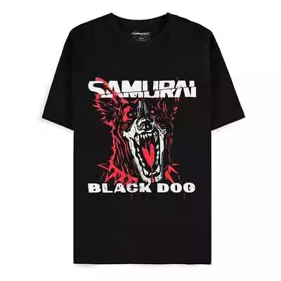 Buy Cyberpunk 2077 Black Dog Samurai Album Art Size T-Shirt • 20.54£