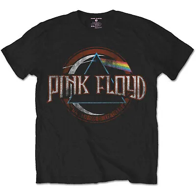Buy Pink Floyd - Distressed Darkside Of The Moon Band T-Shirt Official Merch • 18.92£