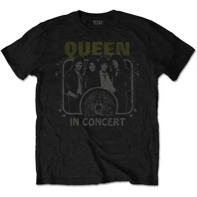 Buy Queen Live In Concert Bohemian Rhapsody Rock Official Tee T-Shirt Mens • 15.99£