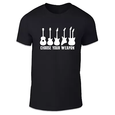 Buy Unisex T-Shirt -Choose Your Weapon - Music Casual Crewneck Summer Apparel Rock • 12.95£
